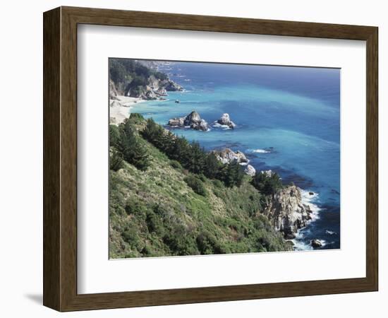 California, Big Sur Coast, the Central Coast Along the Pacific Ocean-Christopher Talbot Frank-Framed Photographic Print