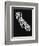 California Black and White Map-NaxArt-Framed Premium Giclee Print