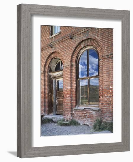 California, Bodie State Historic Park, Reflections in a Window-Christopher Talbot Frank-Framed Photographic Print