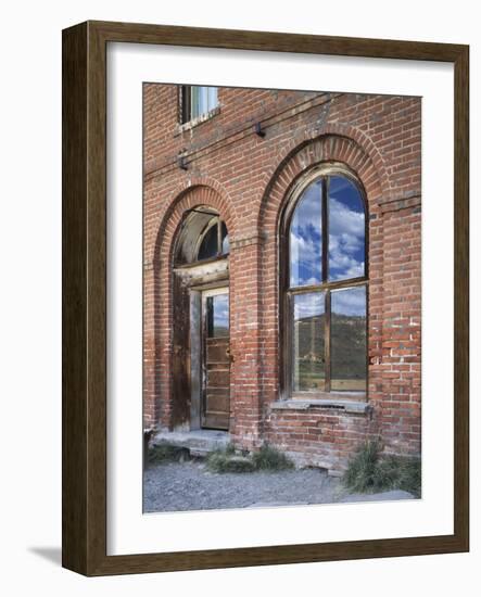 California, Bodie State Historic Park, Reflections in a Window-Christopher Talbot Frank-Framed Photographic Print