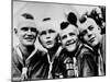 California Boy Scouts with Mohawk Haircuts-null-Mounted Photo