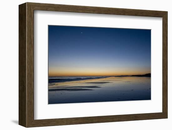 California, Carpinteria, Santa Barbara Channel, Beach at a Night-Alison Jones-Framed Photographic Print