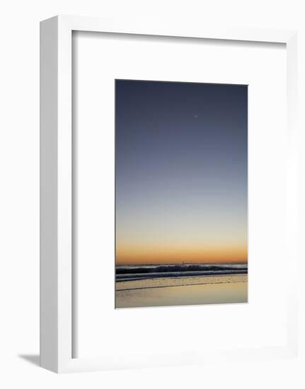 California, Carpinteria, Santa Barbara Channel, Beach at a Night-Alison Jones-Framed Photographic Print