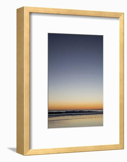 California, Carpinteria, Santa Barbara Channel, Beach at a Night-Alison Jones-Framed Photographic Print