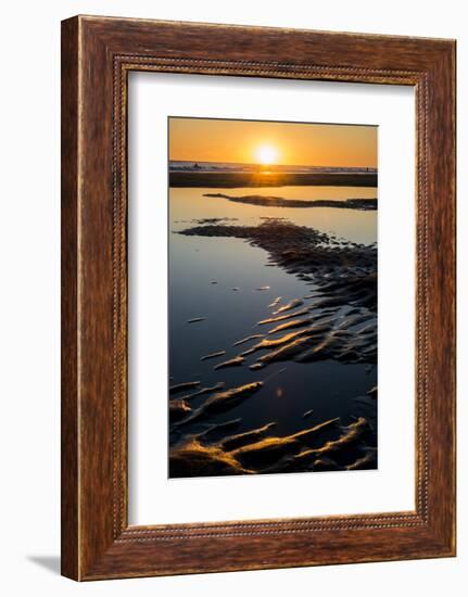 California, Carpinteria, Santa Barbara Channel, Beach at Low Tide-Alison Jones-Framed Photographic Print