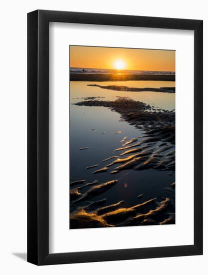 California, Carpinteria, Santa Barbara Channel, Beach at Low Tide-Alison Jones-Framed Photographic Print