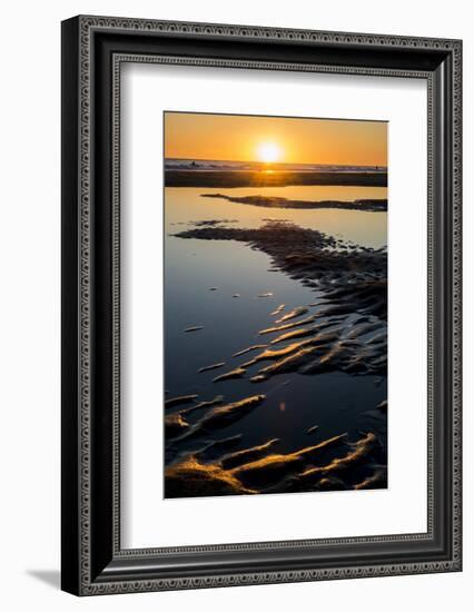 California, Carpinteria, Santa Barbara Channel, Beach at Low Tide-Alison Jones-Framed Photographic Print