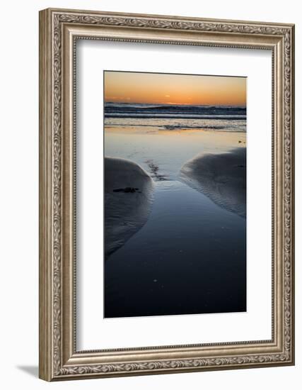 California, Carpinteria, Santa Barbara Channel, Beach at Low Tide-Alison Jones-Framed Photographic Print