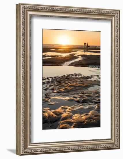 California, Carpinteria, Santa Barbara Channel, Beach at Low Tide-Alison Jones-Framed Photographic Print