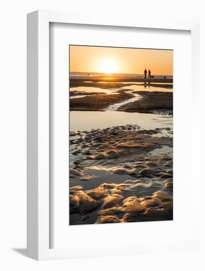 California, Carpinteria, Santa Barbara Channel, Beach at Low Tide-Alison Jones-Framed Photographic Print