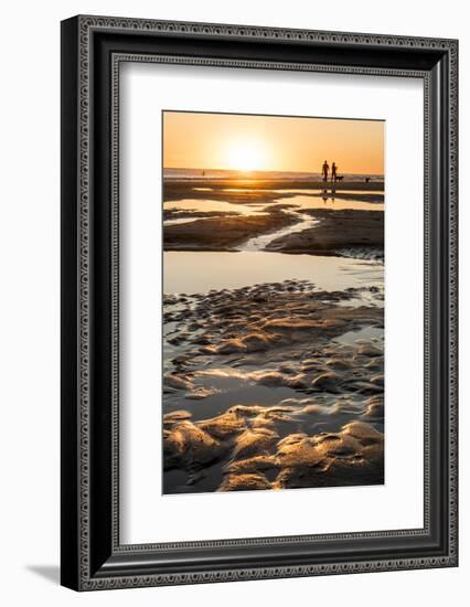 California, Carpinteria, Santa Barbara Channel, Beach at Low Tide-Alison Jones-Framed Photographic Print