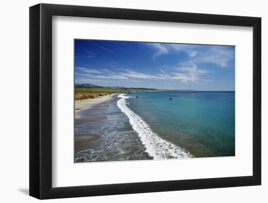 California Central Coast, San Simeon, William Randolph Hearst Memorial Beach-David Wall-Framed Photographic Print