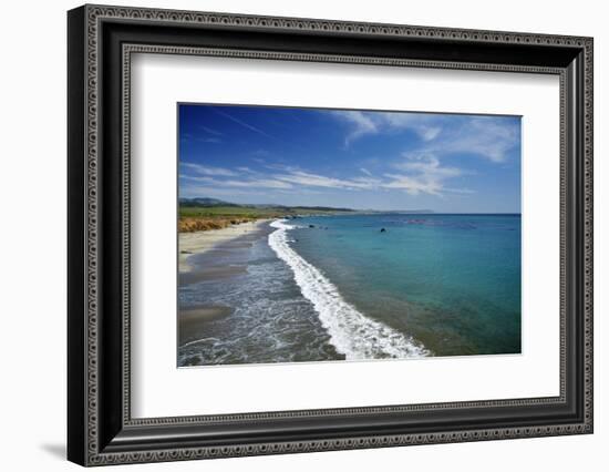 California Central Coast, San Simeon, William Randolph Hearst Memorial Beach-David Wall-Framed Photographic Print