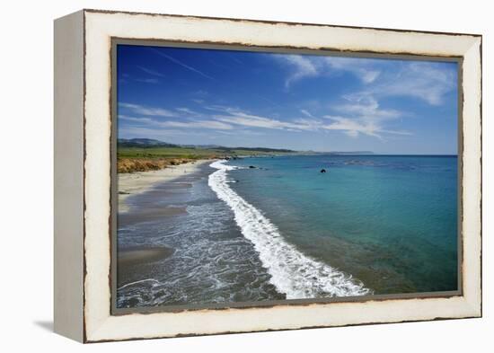 California Central Coast, San Simeon, William Randolph Hearst Memorial Beach-David Wall-Framed Premier Image Canvas