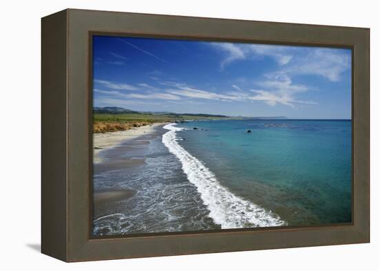 California Central Coast, San Simeon, William Randolph Hearst Memorial Beach-David Wall-Framed Premier Image Canvas