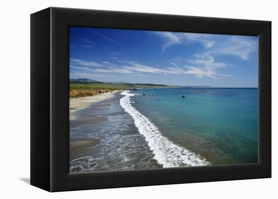 California Central Coast, San Simeon, William Randolph Hearst Memorial Beach-David Wall-Framed Premier Image Canvas