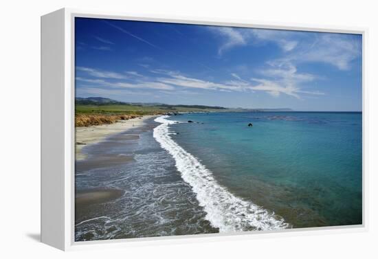 California Central Coast, San Simeon, William Randolph Hearst Memorial Beach-David Wall-Framed Premier Image Canvas