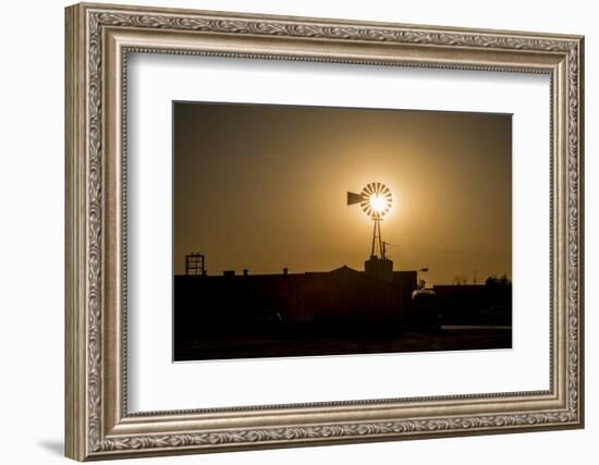 California, Central Valley, San Joaquin River Valley, Old Windmill-Alison Jones-Framed Photographic Print