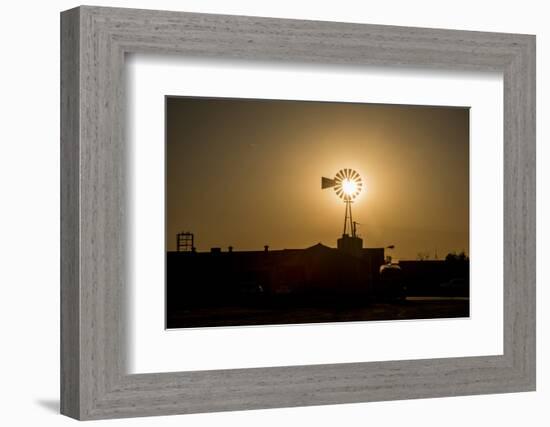 California, Central Valley, San Joaquin River Valley, Old Windmill-Alison Jones-Framed Photographic Print