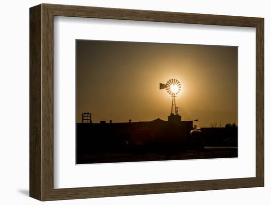 California, Central Valley, San Joaquin River Valley, Old Windmill-Alison Jones-Framed Photographic Print