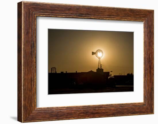 California, Central Valley, San Joaquin River Valley, Old Windmill-Alison Jones-Framed Photographic Print