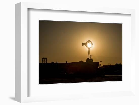 California, Central Valley, San Joaquin River Valley, Old Windmill-Alison Jones-Framed Photographic Print