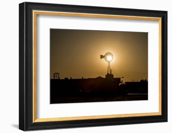 California, Central Valley, San Joaquin River Valley, Old Windmill-Alison Jones-Framed Photographic Print