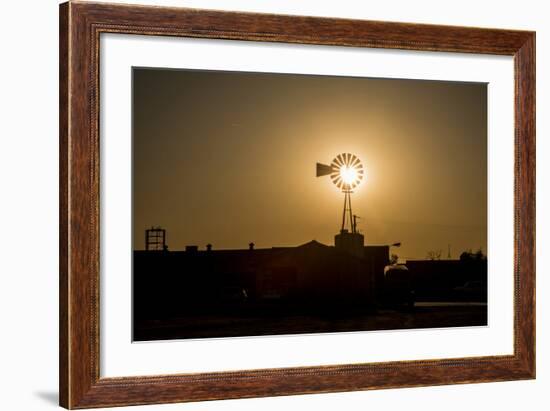 California, Central Valley, San Joaquin River Valley, Old Windmill-Alison Jones-Framed Photographic Print