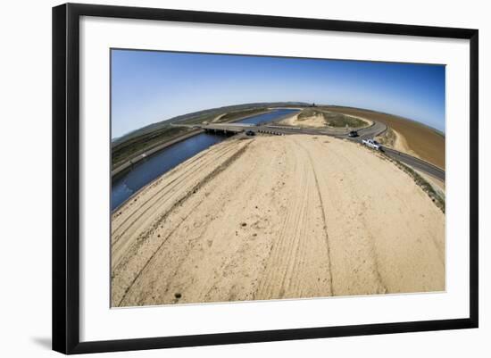 California, Central Valley, San Joaquin Valley, California Aqueduct-Alison Jones-Framed Photographic Print