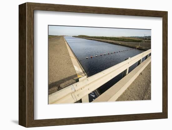 California, Central Valley, Vernalis, Off Rt 132, California Aqueduct-Alison Jones-Framed Photographic Print