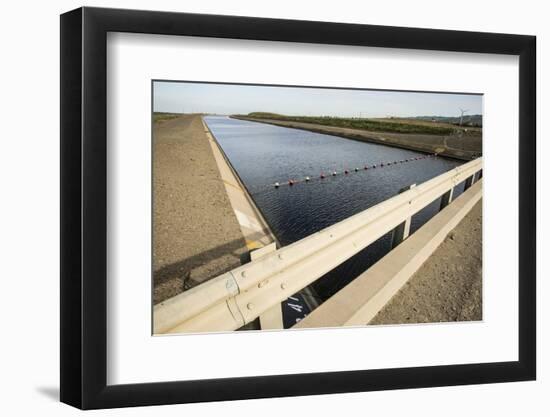 California, Central Valley, Vernalis, Off Rt 132, California Aqueduct-Alison Jones-Framed Photographic Print