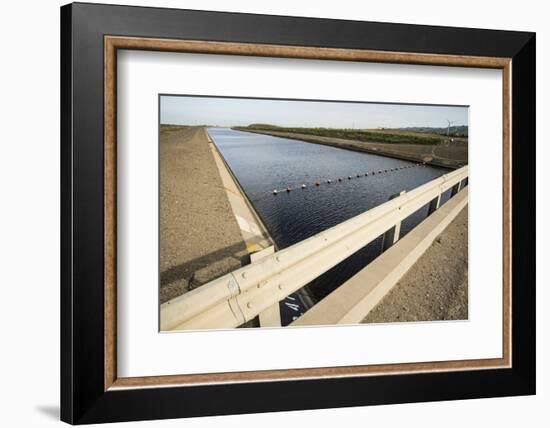 California, Central Valley, Vernalis, Off Rt 132, California Aqueduct-Alison Jones-Framed Photographic Print