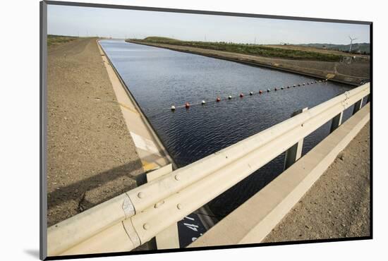 California, Central Valley, Vernalis, Off Rt 132, California Aqueduct-Alison Jones-Mounted Photographic Print