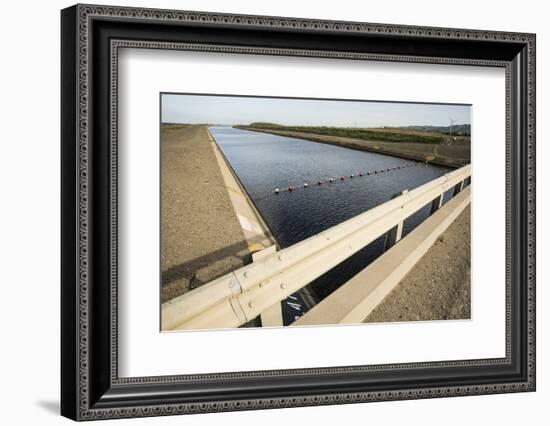 California, Central Valley, Vernalis, Off Rt 132, California Aqueduct-Alison Jones-Framed Photographic Print