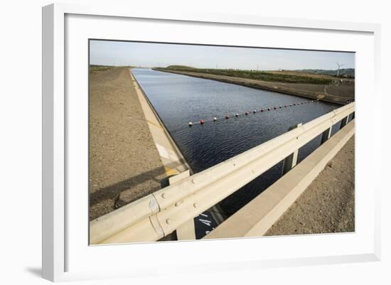 California, Central Valley, Vernalis, Off Rt 132, California Aqueduct-Alison Jones-Framed Photographic Print