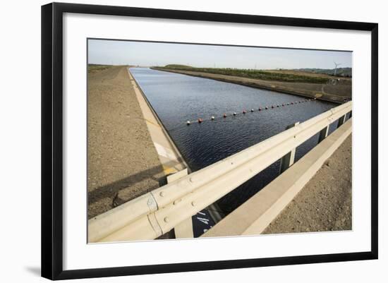 California, Central Valley, Vernalis, Off Rt 132, California Aqueduct-Alison Jones-Framed Photographic Print