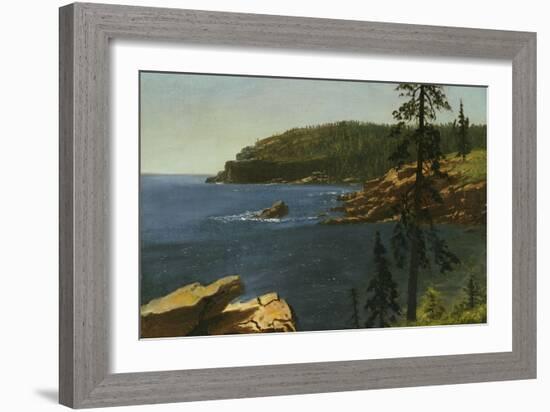 California Coast-Albert Bierstadt-Framed Giclee Print