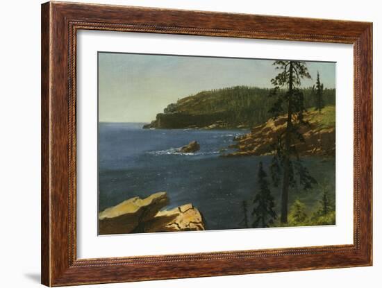 California Coast-Albert Bierstadt-Framed Giclee Print