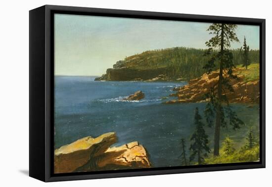 California Coast-Albert Bierstadt-Framed Premier Image Canvas