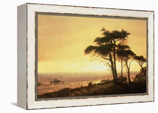 California Coast-Albert Bierstadt-Framed Premier Image Canvas
