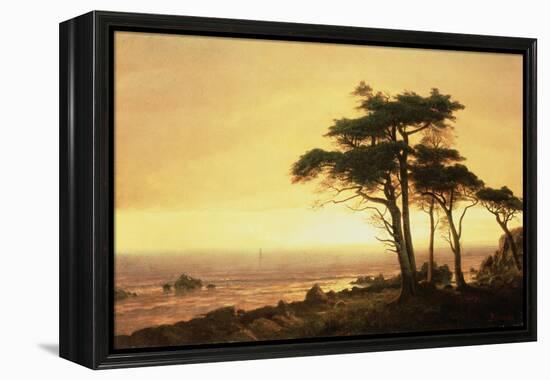 California Coast-Albert Bierstadt-Framed Premier Image Canvas