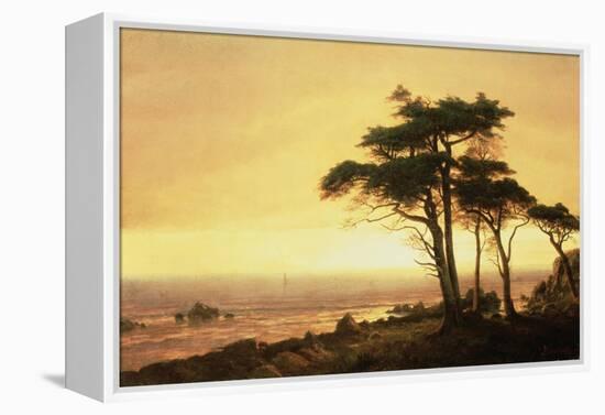 California Coast-Albert Bierstadt-Framed Premier Image Canvas