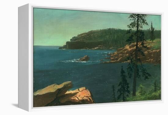 California Coast-Albert Bierstadt-Framed Premier Image Canvas