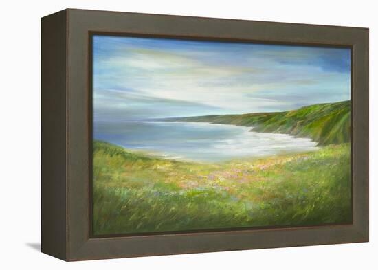 California Coastline-Sheila Finch-Framed Stretched Canvas