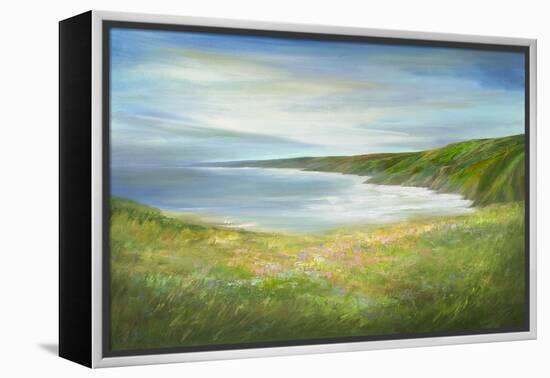 California Coastline-Sheila Finch-Framed Stretched Canvas