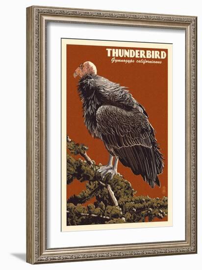 California Condor-Lantern Press-Framed Art Print