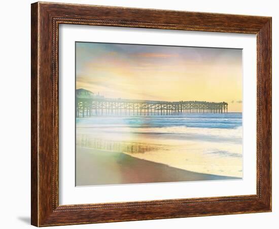California Cool - Jetty in Focus-Chuck Brody-Framed Giclee Print