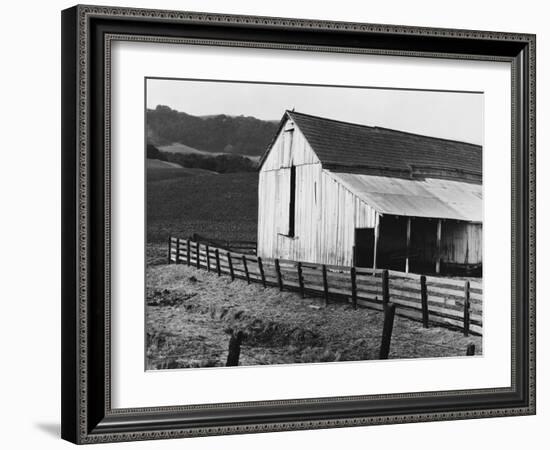 California Dairy Ranch-Dorothea Lange-Framed Giclee Print