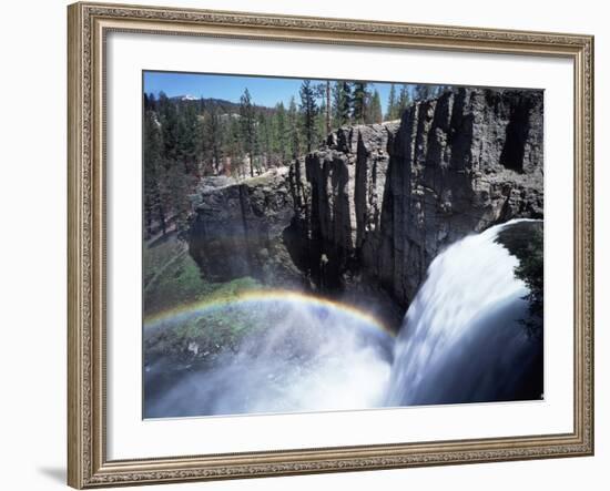 California, Devils Postpile Nm, Rainbow Falls on the San Joaquin River-Christopher Talbot Frank-Framed Photographic Print