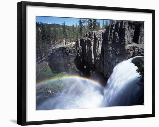 California, Devils Postpile Nm, Rainbow Falls on the San Joaquin River-Christopher Talbot Frank-Framed Photographic Print